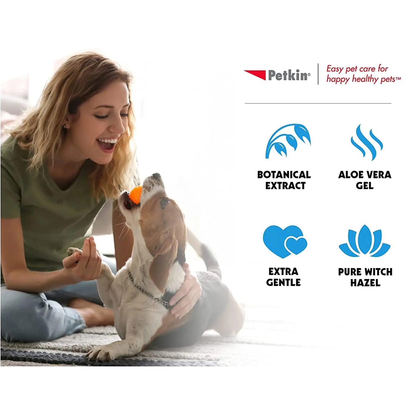 Petkin Ear Wipes For Dogs & Cats