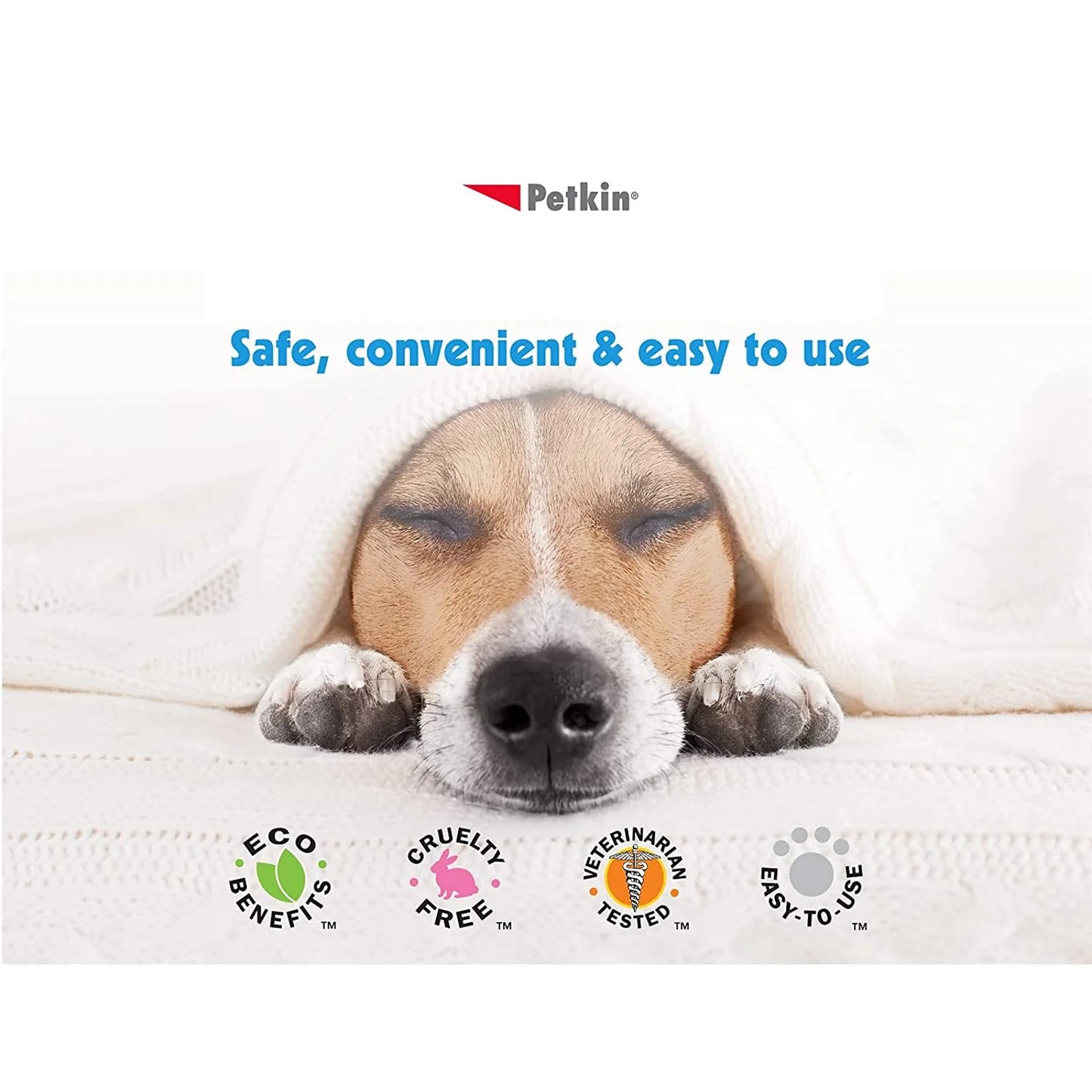Petkin Ear Wipes For Dogs & Cats