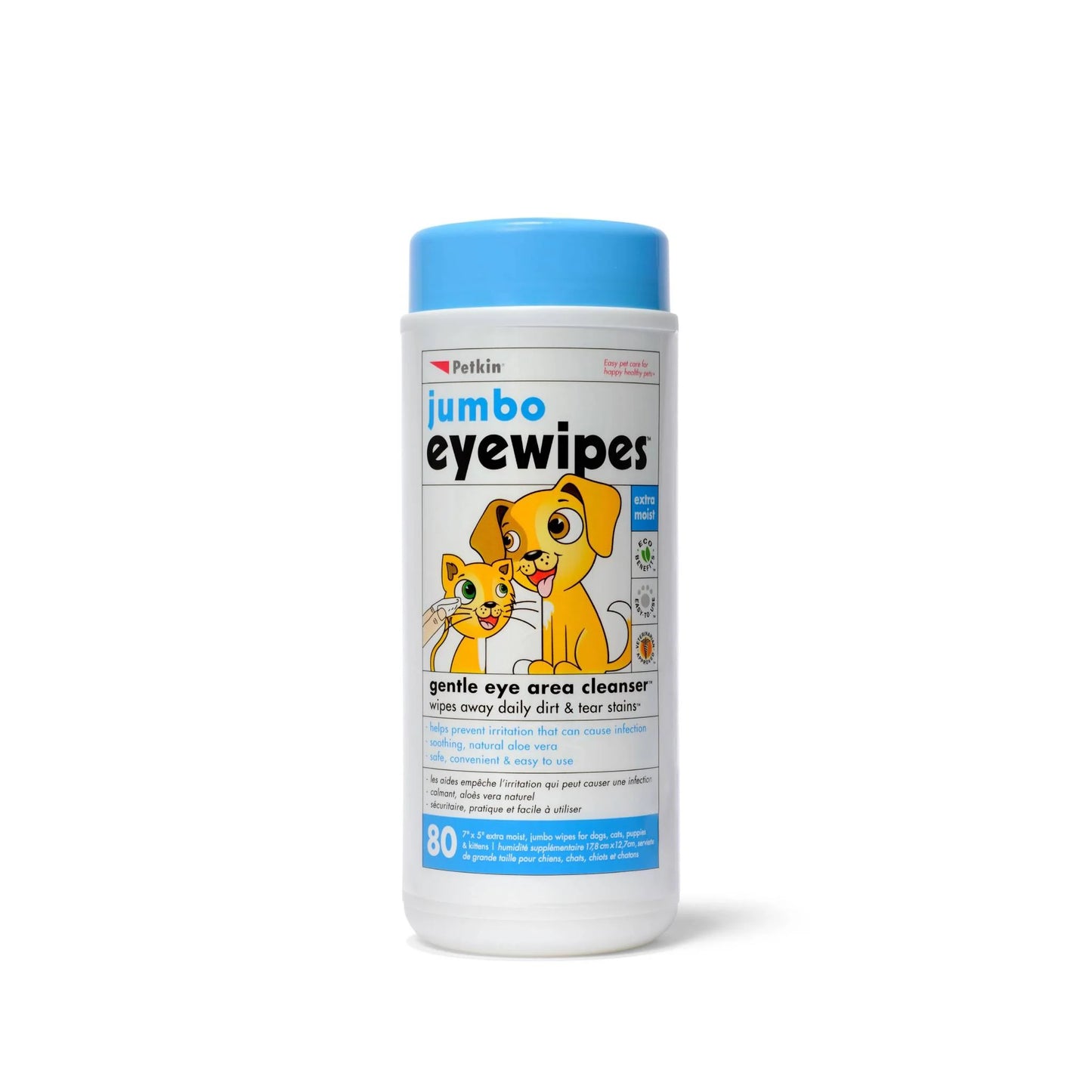 Petkin Eye Wipes For Dogs & Cats