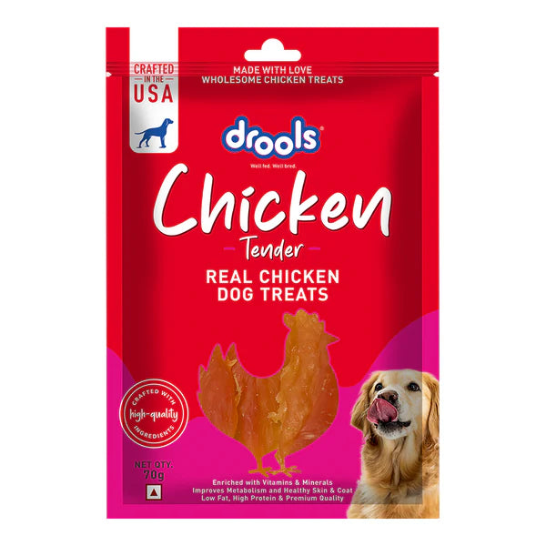 Drools Real Chicken Dog Treats - Chicken Tender