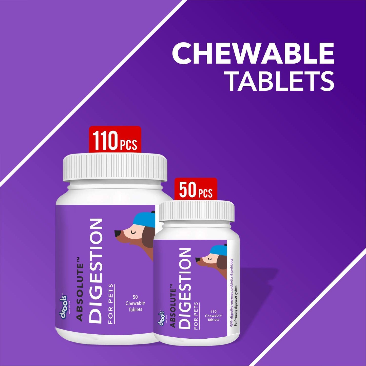 Drools Absolute Tablets For Dogs (Digestion)