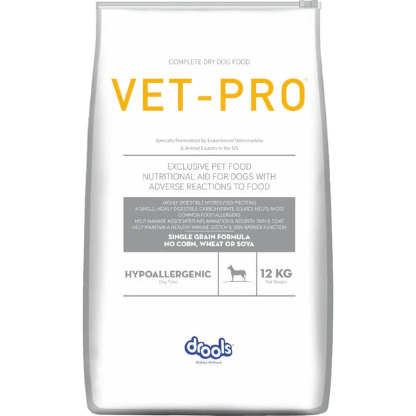Vet Pro Puppy / Dog Dry Food - Hypoallergenic