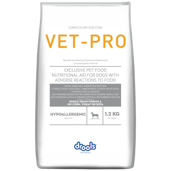 Vet Pro Puppy / Dog Dry Food - Hypoallergenic