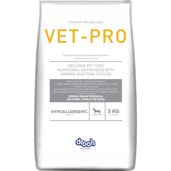 Vet Pro Puppy / Dog Dry Food - Hypoallergenic