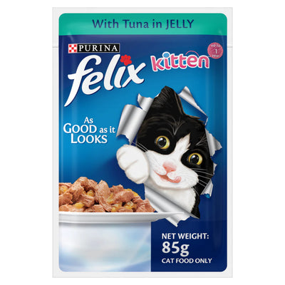 Felix Cat Wet Food (kitten Tuna in Jelly) 85 gm