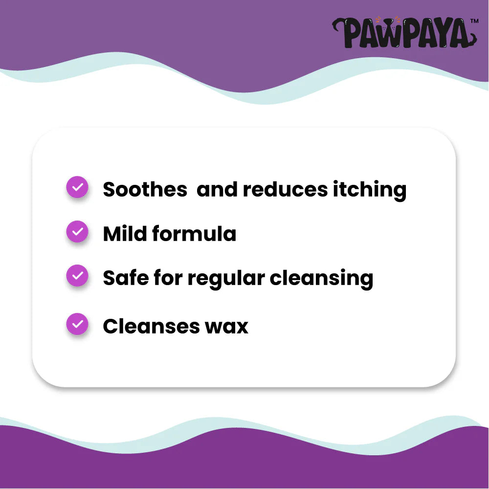 Pawpaya Ear Wipes For Dogs \ Cats