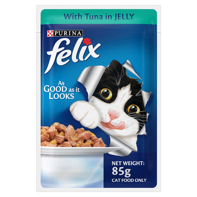 Felix Cat Wet Food (tuna in Jelly) 85 gm