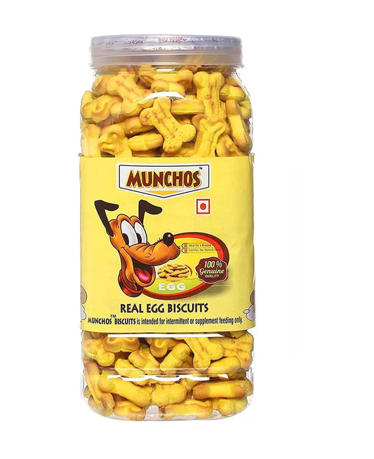 Munchos Puppy /Dog Biscuits - Egg