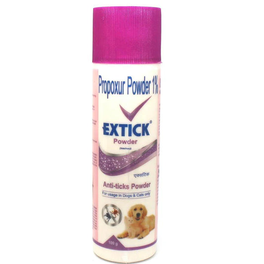 Extick  Tick Powder For Dogs & Cats 100 gm