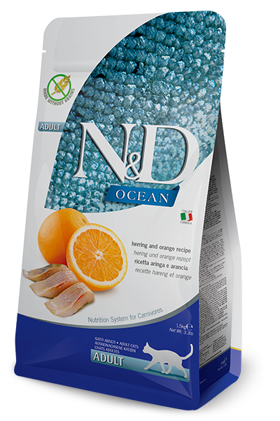 N&D Cat Adult Ocean Herring & Orange