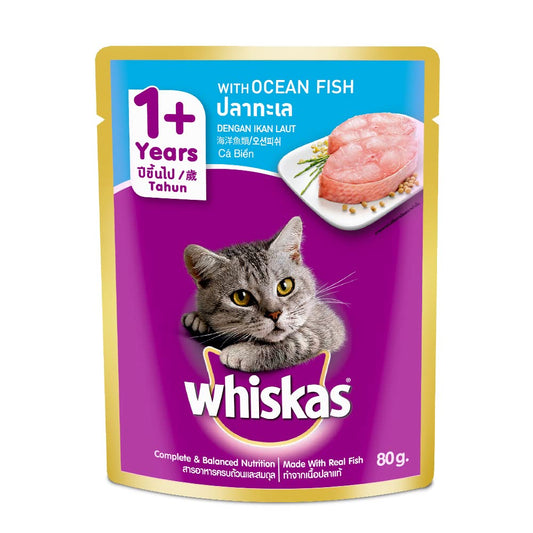 Whiskas Wet Gravy For Cats Adult Ocean Fish