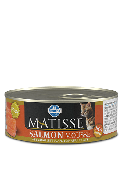 Matisse Cat Wet Food Tin Salmon Mousse - 85 gm