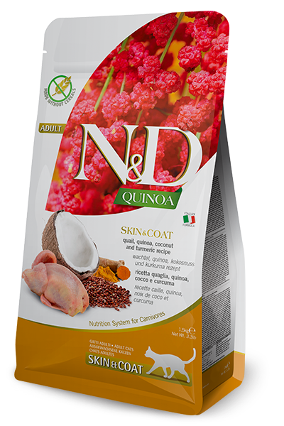 N&D Cat Adult Skin & Coat Quail