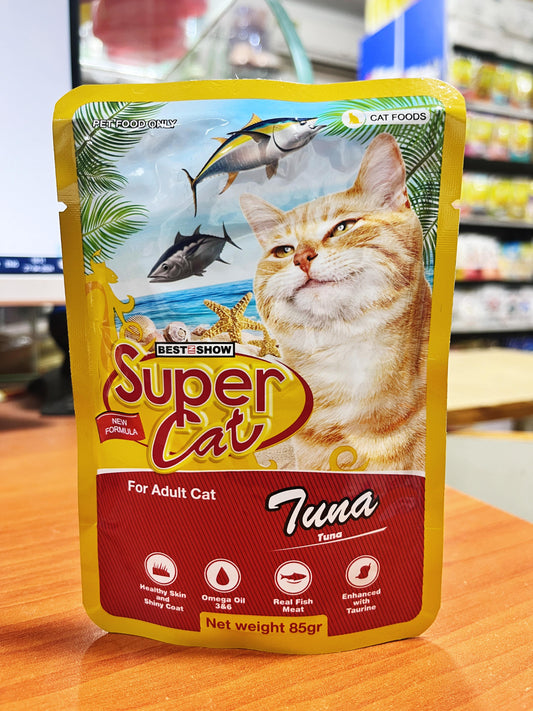 Super Cat Wet Food (Adult Tuna) 85 gm