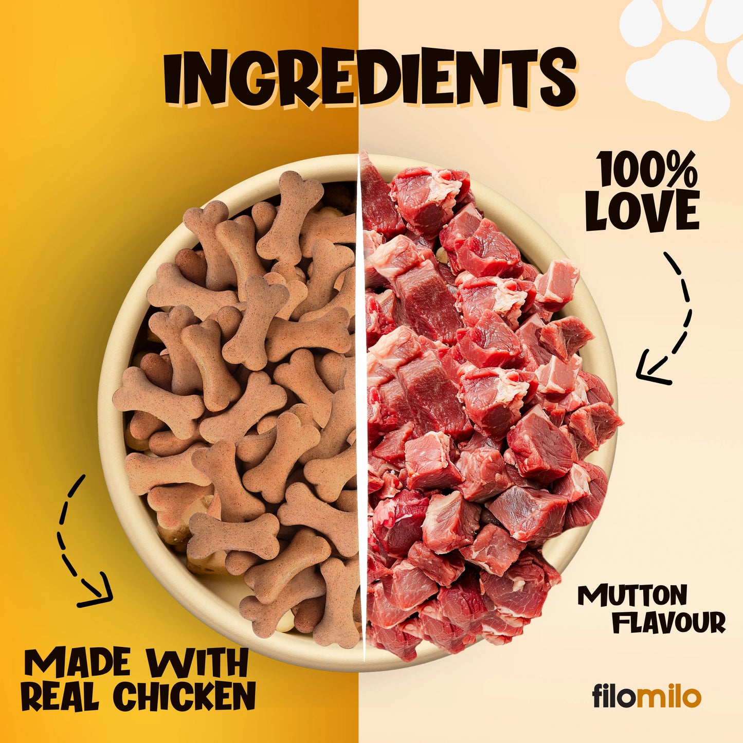 Filomilo Dog Biscuits - Mutton